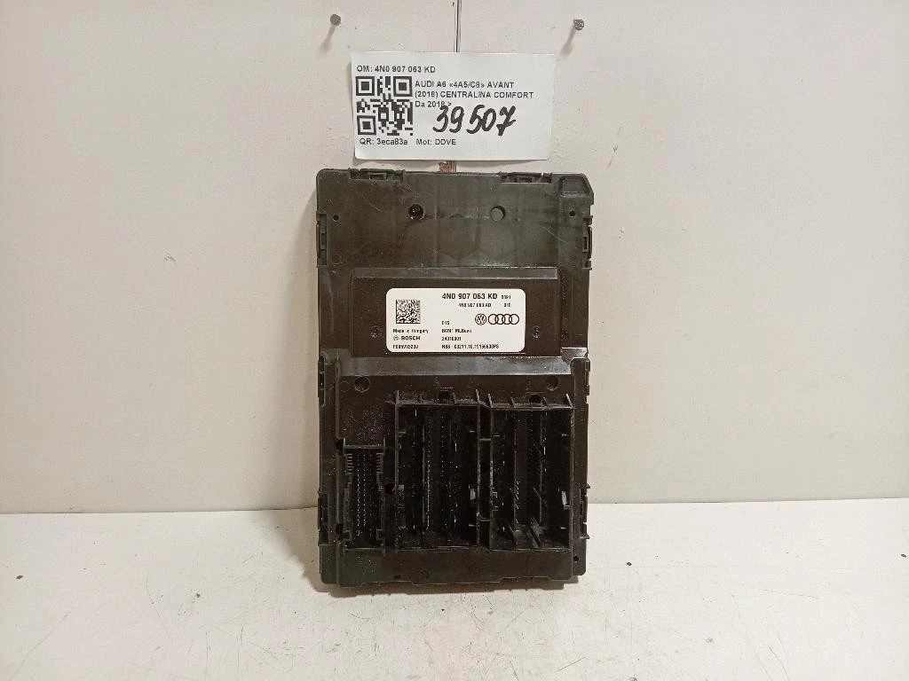 Centralina Comfort 4N0 907 063 KD Audi A6 4a5c8 Avant 2018
