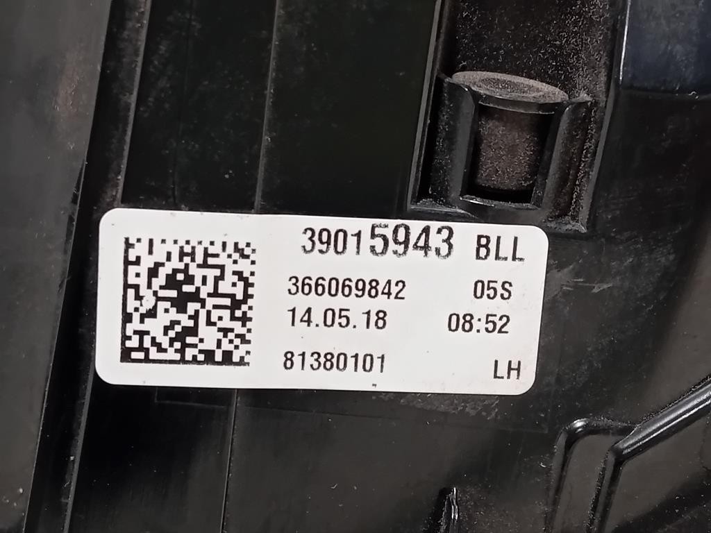 Fanale POST SX 39015943 Opel Astra K 2019