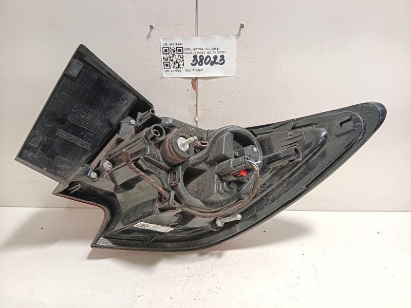 Fanale POST SX 39015943 Opel Astra K 2019