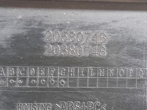 Fanale POST SX 20580748 Opel Combo D TOUR 2012