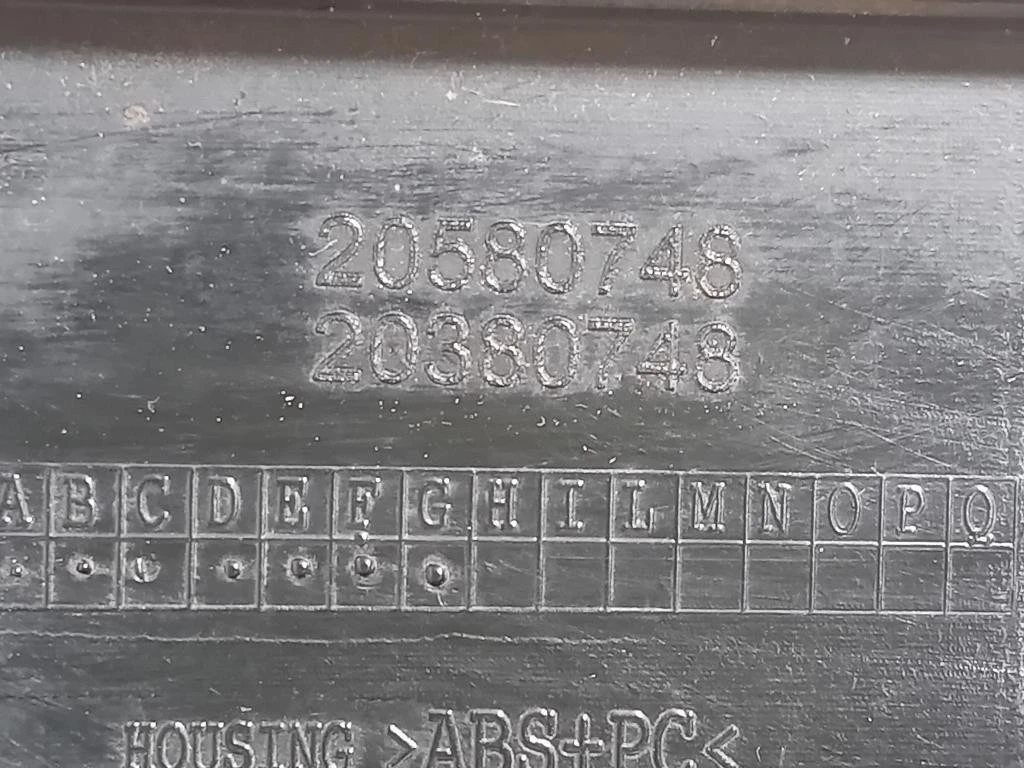 Fanale POST SX 20580748 Opel Combo D TOUR 2012