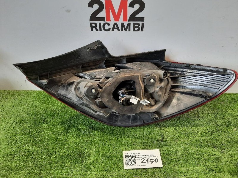 Fanale POST SX 93190950 Opel Corsa D 2007