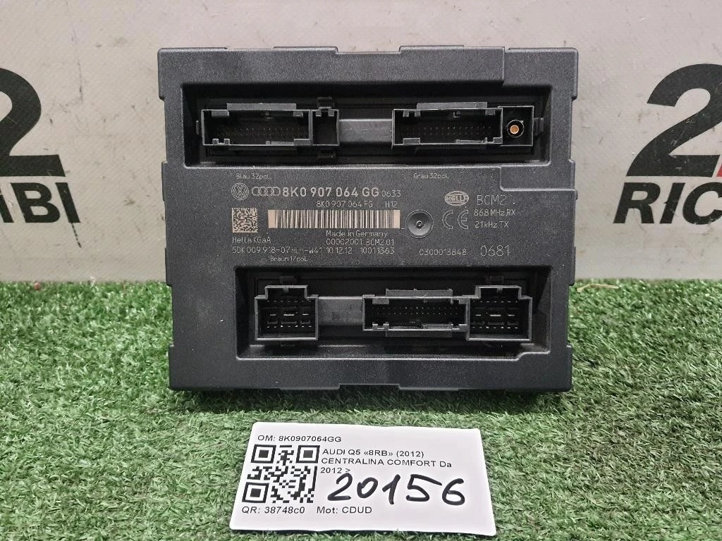 Centralina Comfort 8K0907064GG Audi Q5 8RB 2012