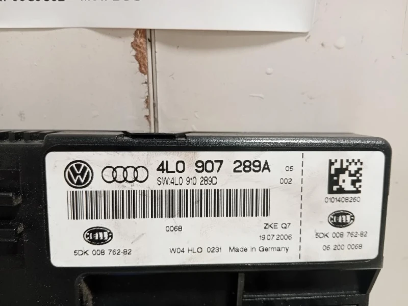 Centralina Comfort 4L0 907 289 A Audi Q7 4LB 2006