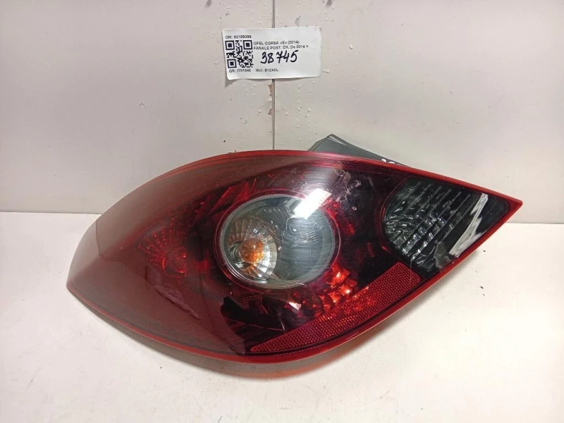 Fanale POST SX 93189399 Opel Corsa D 2010