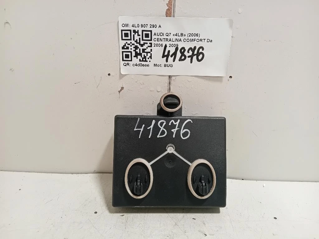 Centralina Comfort 4L0 907 290 A Audi Q7 4LB 2006