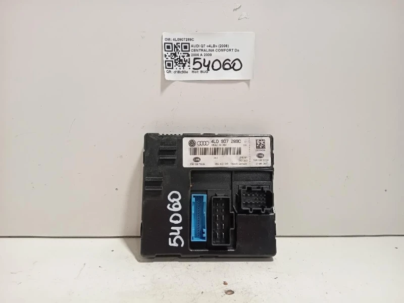 Centralina Comfort 4L0907289C Audi Q7 4LB 2006