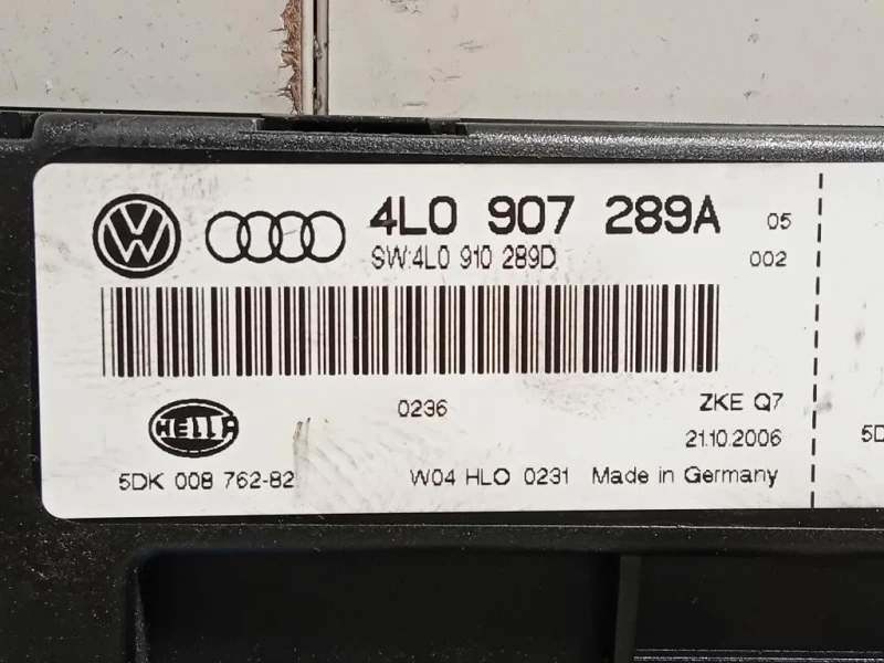 Centralina Comfort 4L0 907 289 A Audi Q7 4LB 2006