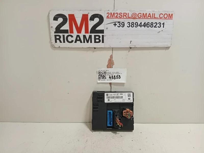 Centralina Comfort 4L0 907 289 A Audi Q7 4LB 2006