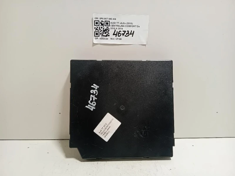 Centralina Comfort 8P0 907 063 AB Audi TT 8J3 2010