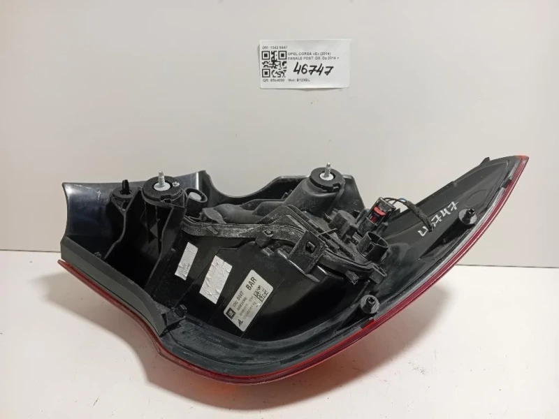 Fanale POST SX 13428447 Opel Corsa E 2014