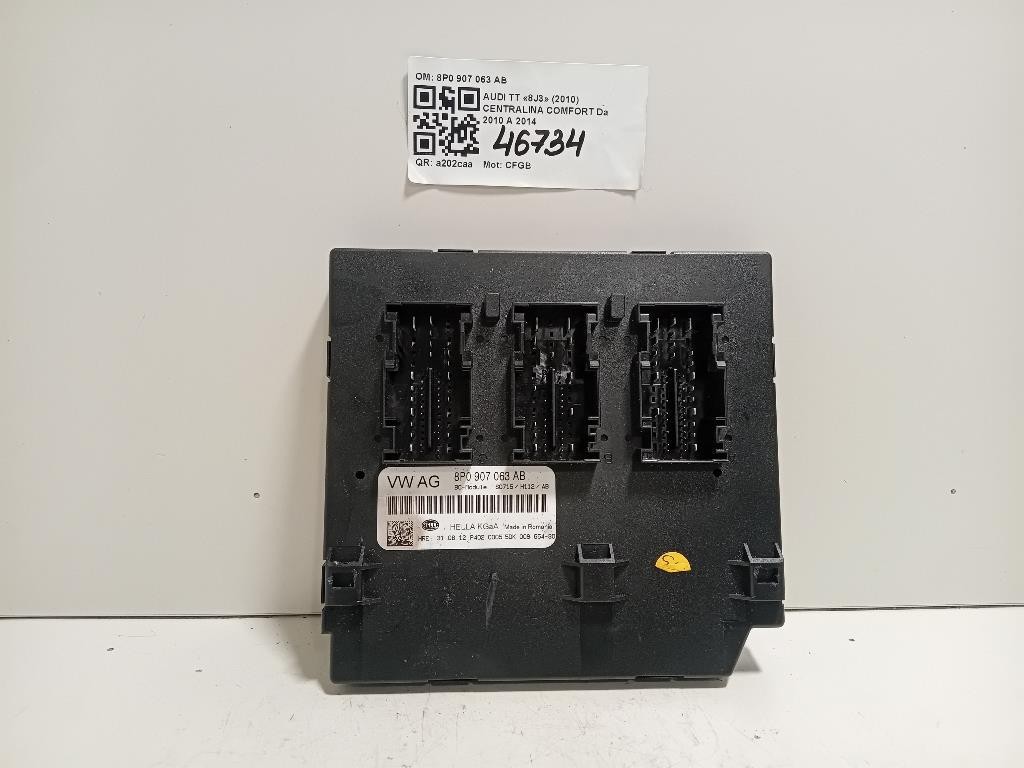 Centralina Comfort 8P0 907 063 AB Audi TT 8J3 2010