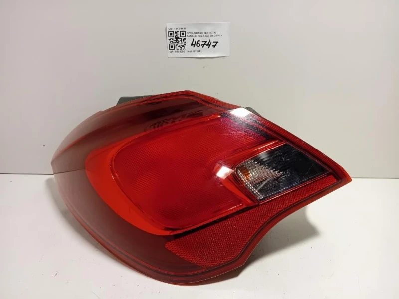 Fanale POST SX 13428447 Opel Corsa E 2014