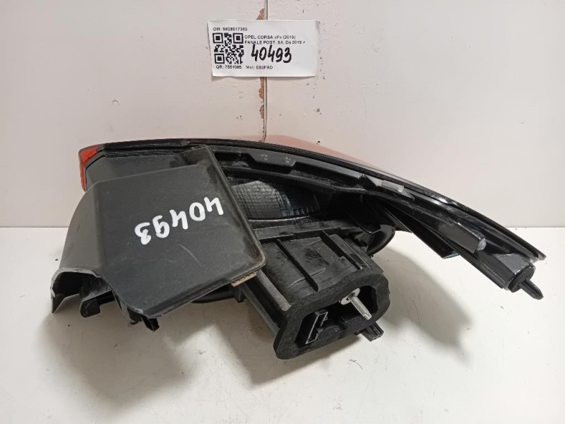 Fanale POST SX 9829317380 Opel Corsa F 2019