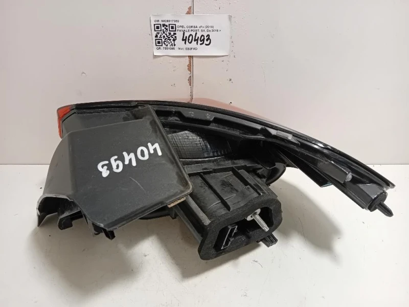 Fanale POST SX 9829317380 Opel Corsa F 2019