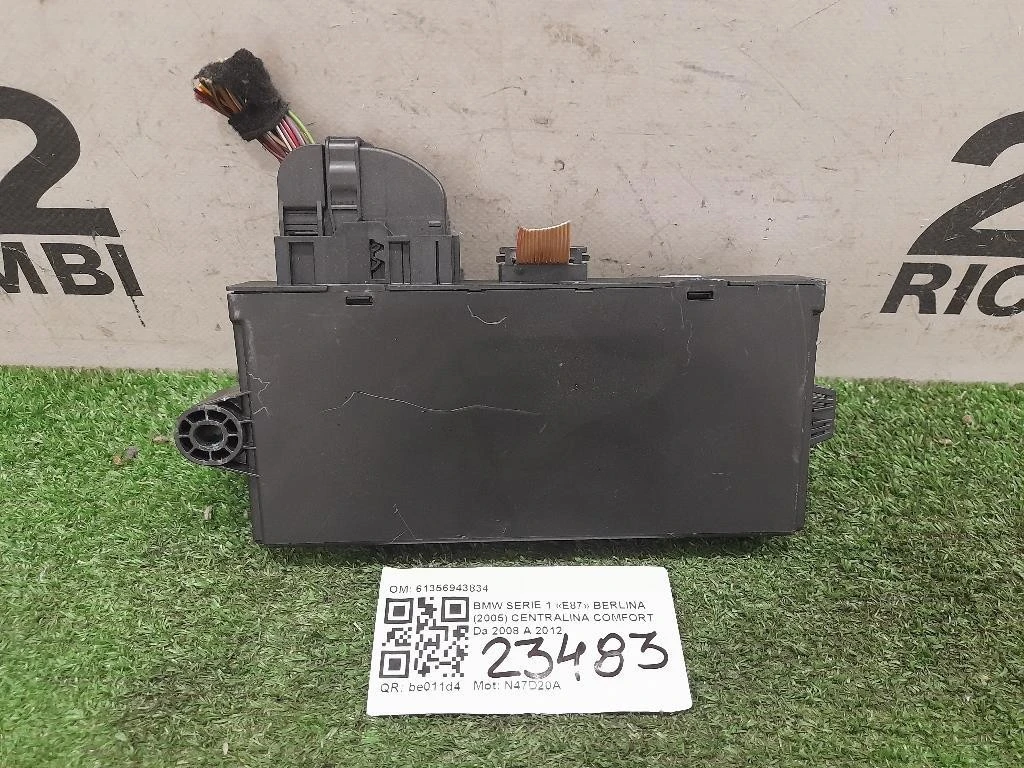 Centralina Comfort 61356943834 Bmw Serie 1 E87 Berlina 2005