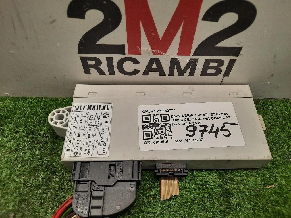 Centralina Comfort 61356943771 Bmw Serie 1 E87 Berlina 2005