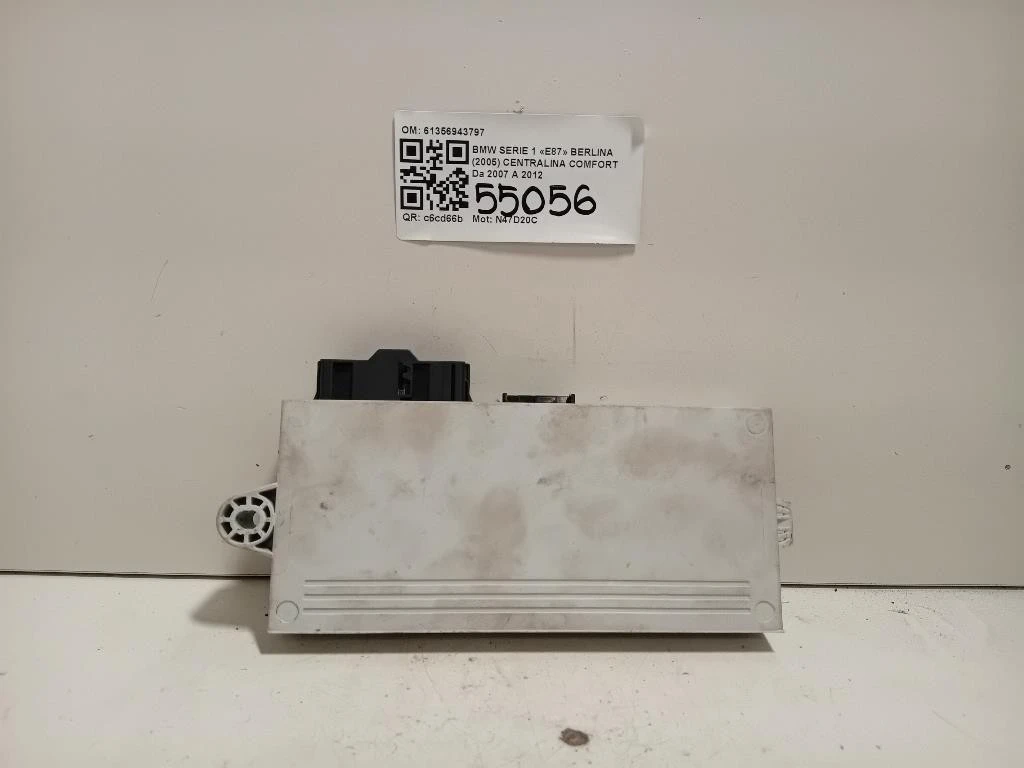 Centralina Comfort 61356943797 Bmw Serie 1 E87 Berlina 2005