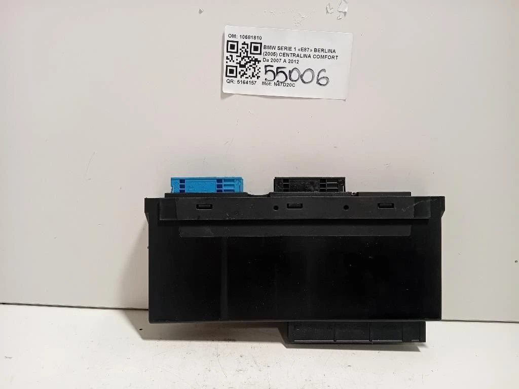 Centralina Comfort 10681810 Bmw Serie 1 E87 Berlina 2005