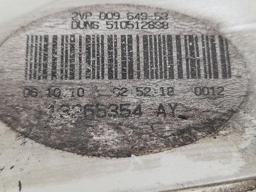 Fanale POST SX 13265354 Opel Insignia A 2009