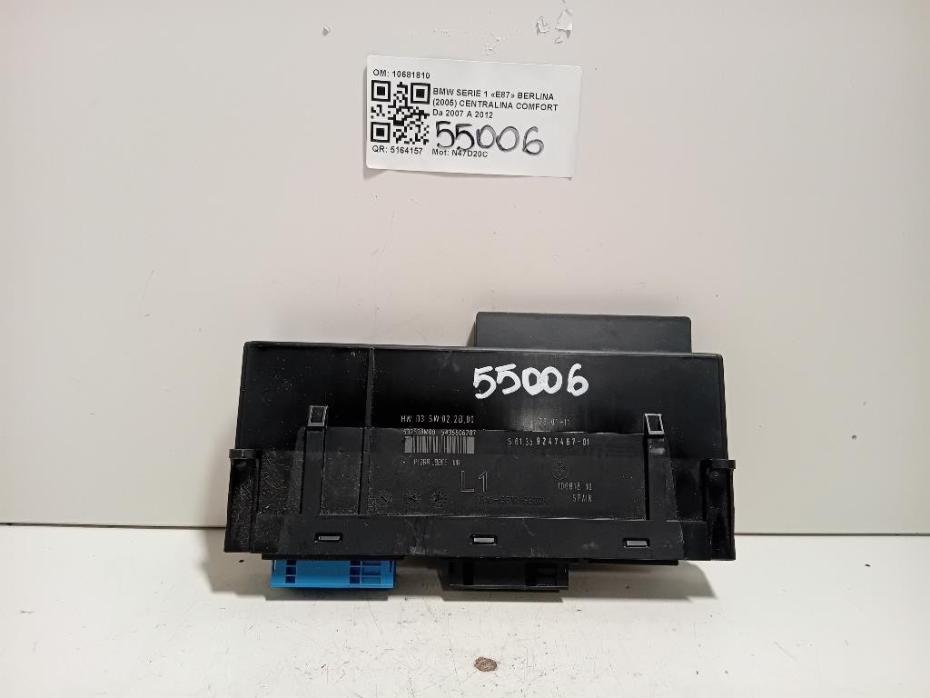 Centralina Comfort 10681810 Bmw Serie 1 E87 Berlina 2005