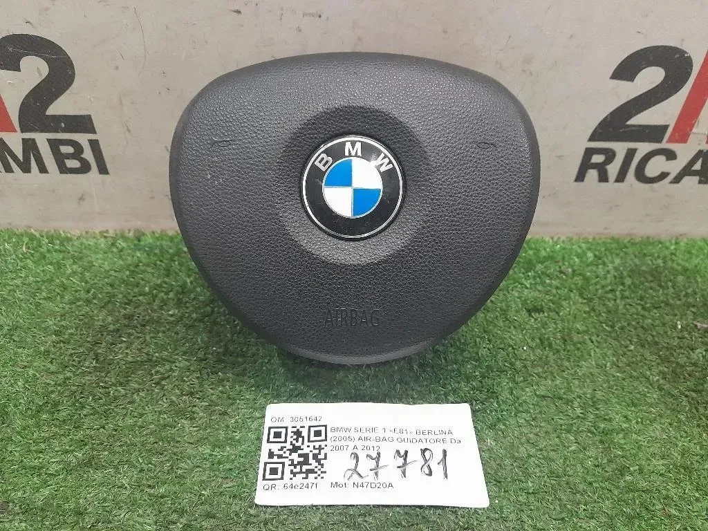 Air-bag Guidatore 3051642 Bmw Serie 1 E81 Berlina 2005