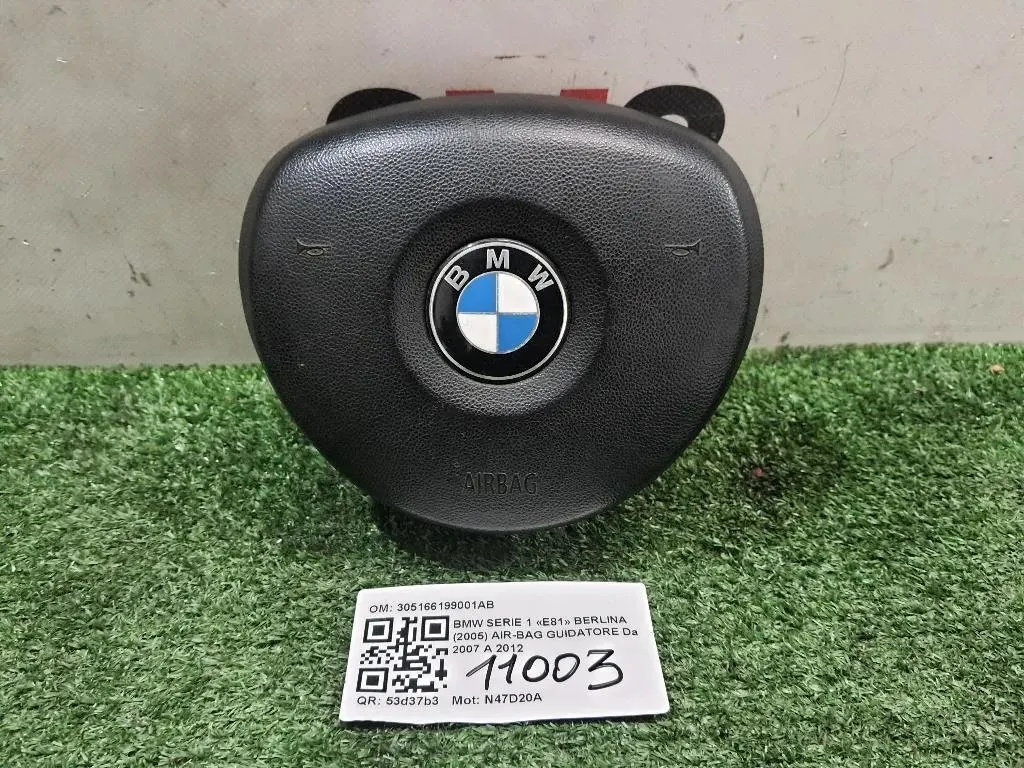 Air-bag Guidatore 305166199001AB Bmw Serie 1 E81 Berlina 2005