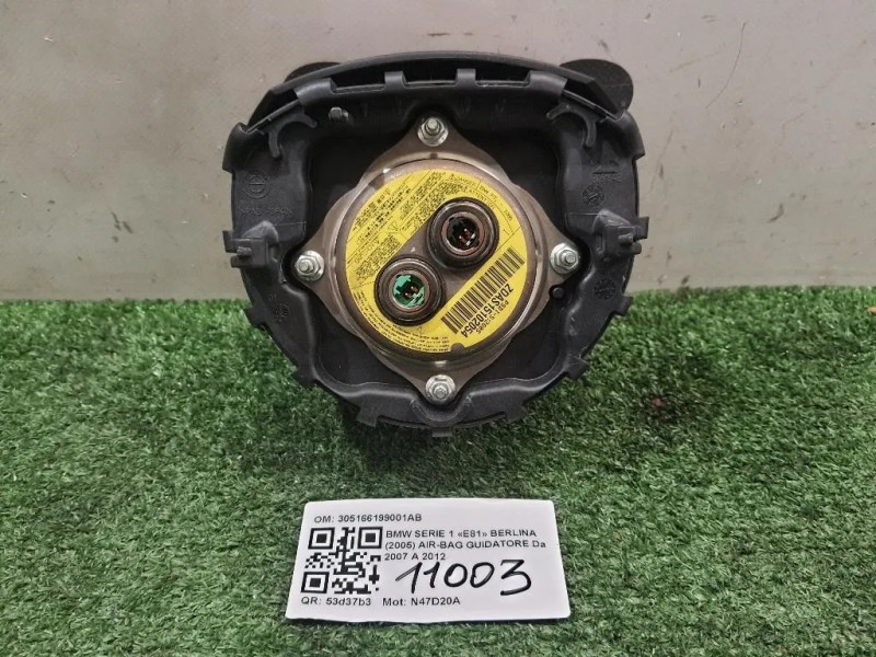 Air-bag Guidatore 305166199001AB Bmw Serie 1 E81 Berlina 2005