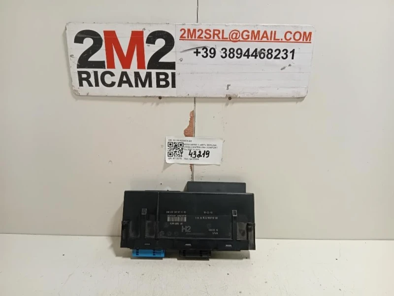 Centralina Comfort 6135 9229878-02 Bmw Serie 1 E87 Berlina 2005