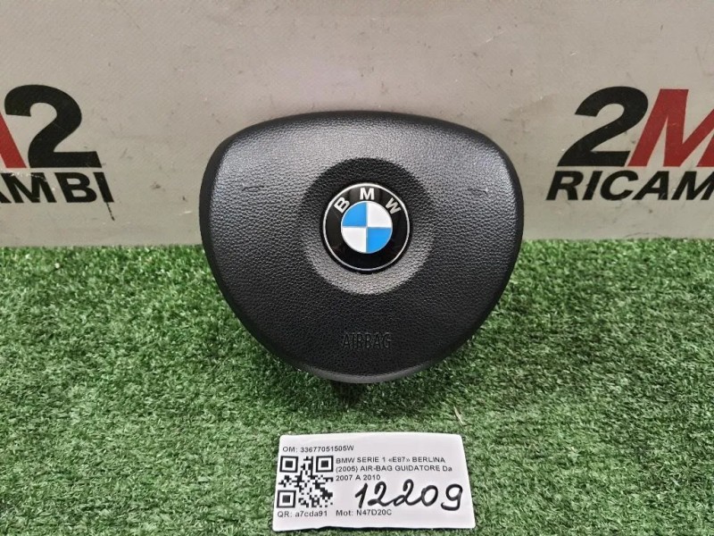 Air-bag Guidatore 33677051505W Bmw Serie 1 E87 Berlina 2005