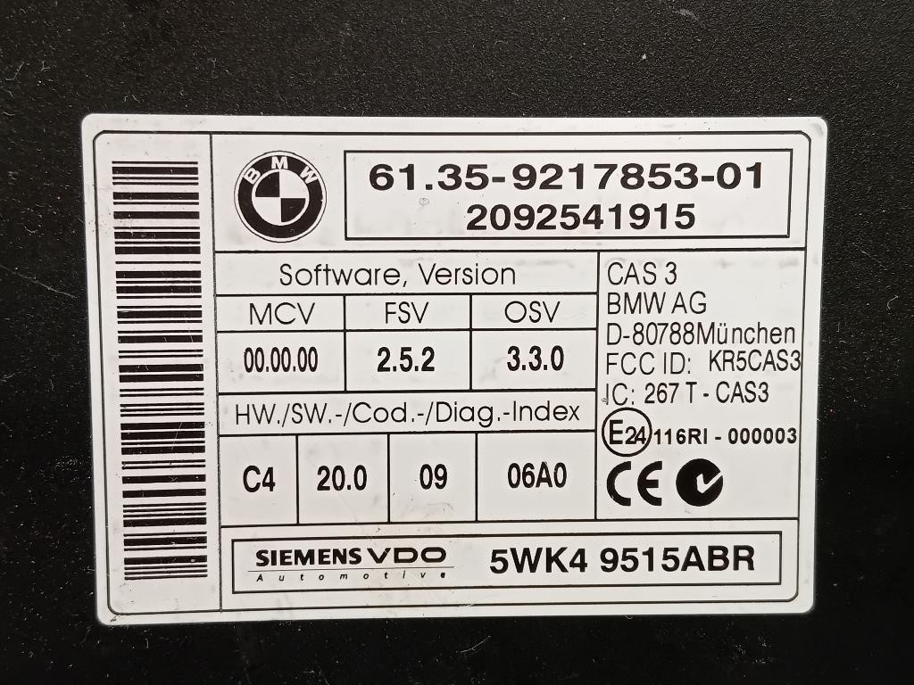 Air-bag Guidatore 33677051505 Bmw Serie 1 E87 Berlina 2005
