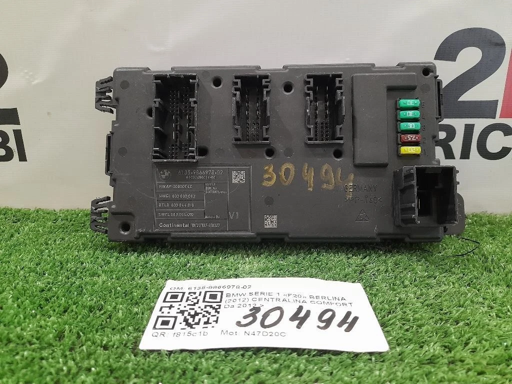 Centralina Comfort 6135-9866978-02 Bmw Serie 1 F20 Berlina 2012