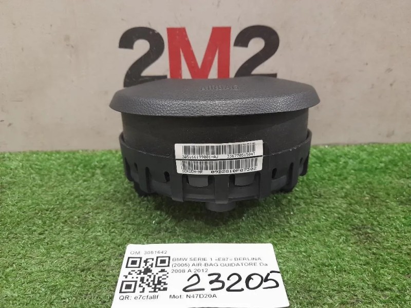 Air-bag Guidatore 3051642 Bmw Serie 1 E87 Berlina 2005