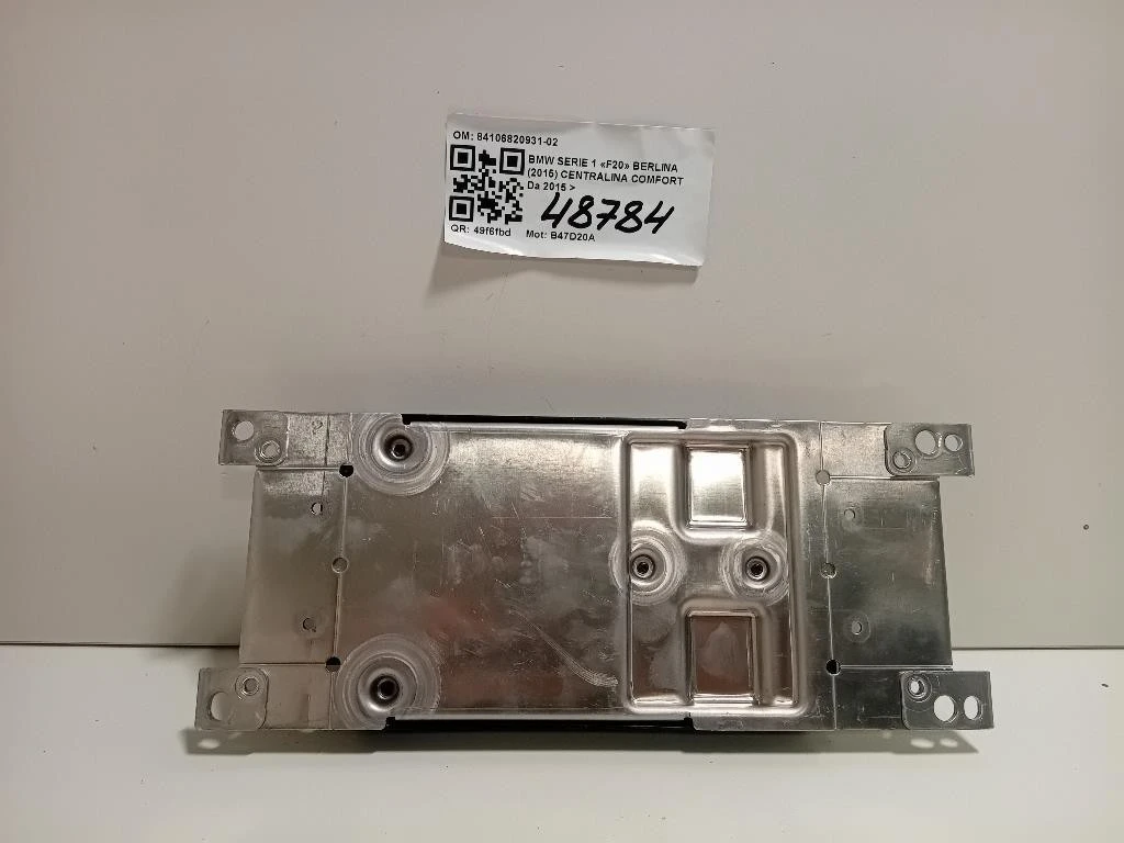 Centralina Comfort 84106820931-02 Bmw Serie 1 F20 Berlina 2015