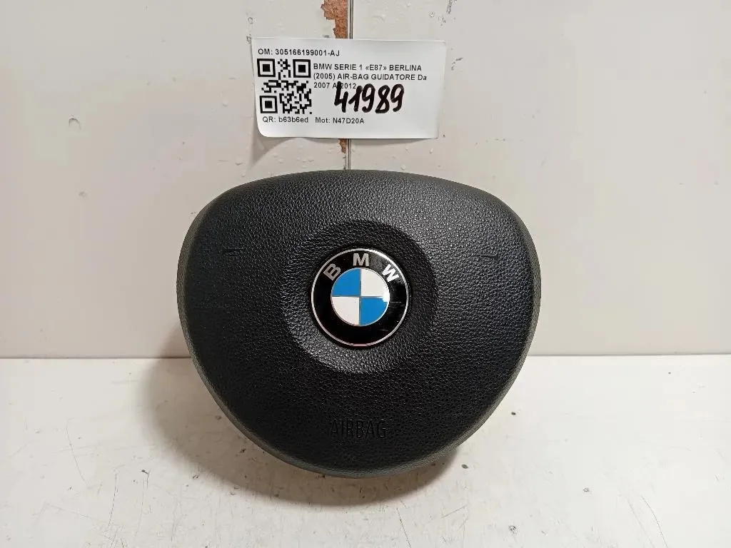 Air-bag Guidatore 305166199001-AJ Bmw Serie 1 E87 Berlina 2005
