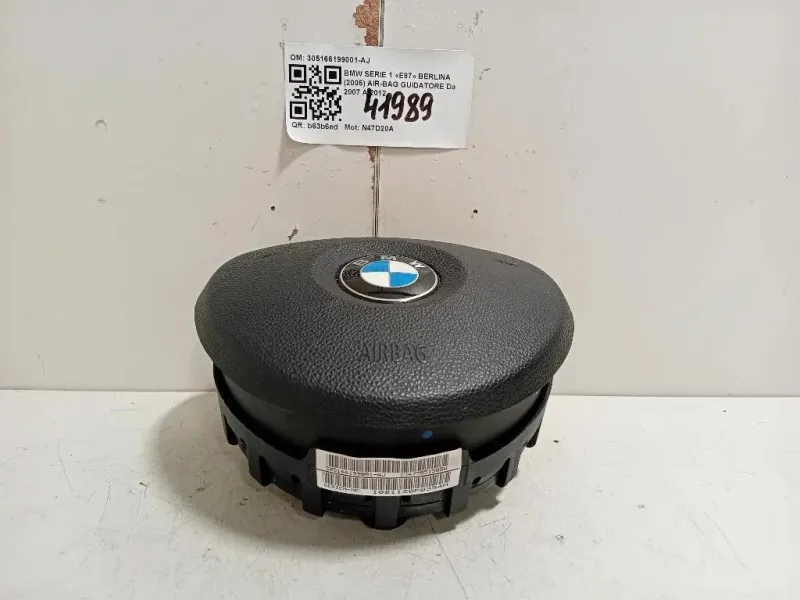 Air-bag Guidatore 305166199001-AJ Bmw Serie 1 E87 Berlina 2005
