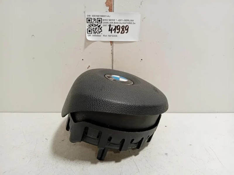 Air-bag Guidatore 305166199001-AJ Bmw Serie 1 E87 Berlina 2005