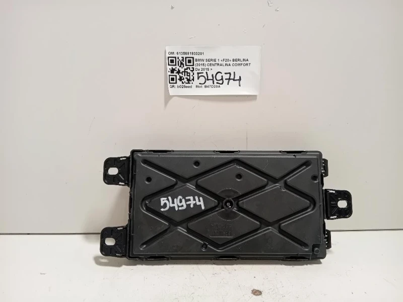 Centralina Comfort 6135681933201 Bmw Serie 1 F20 Berlina 2015