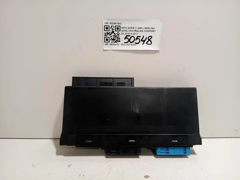 Centralina Comfort 922987502 Bmw Serie 3 E90 Berlina 2005