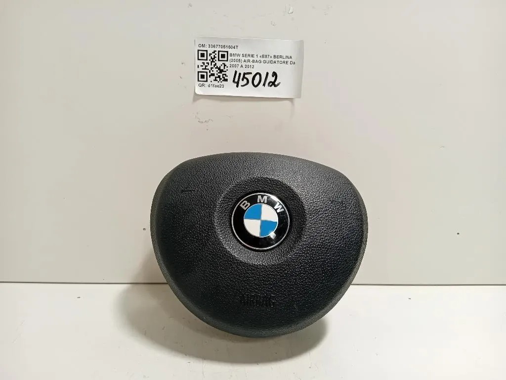 Air-bag Guidatore 33677051504T Bmw Serie 1 E87 Berlina 2005