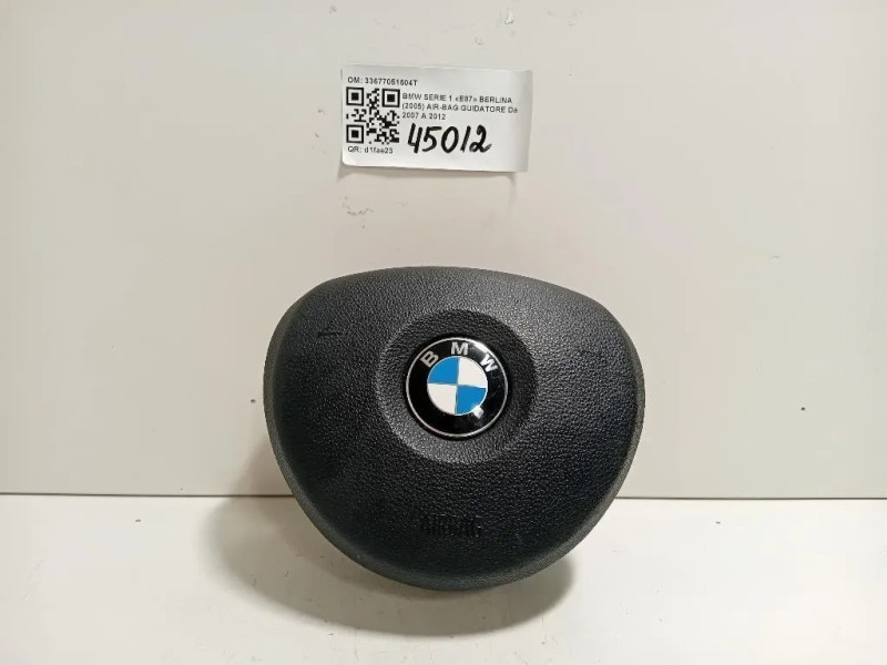 Air-bag Guidatore 33677051504T Bmw Serie 1 E87 Berlina 2005