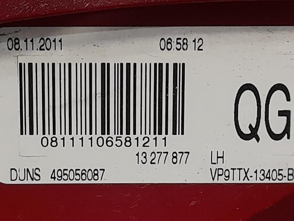 Fanale POST SX 13277877 Opel Insignia A 2013