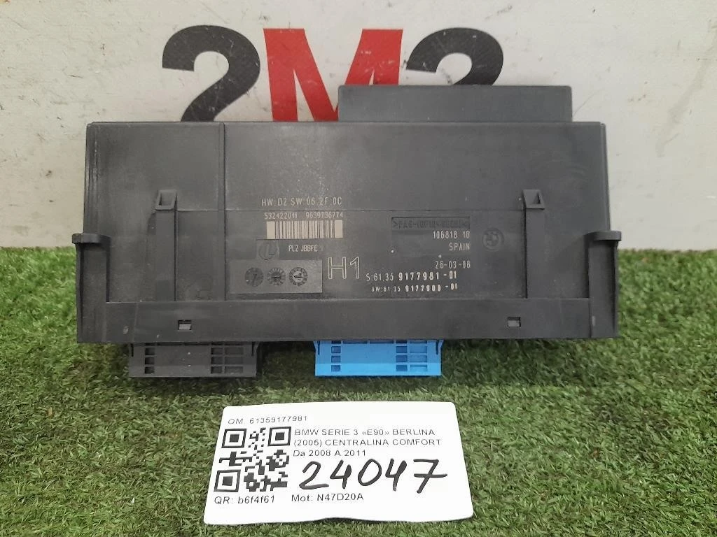 Centralina Comfort 61359177981 Bmw Serie 3 E90 Berlina 2005