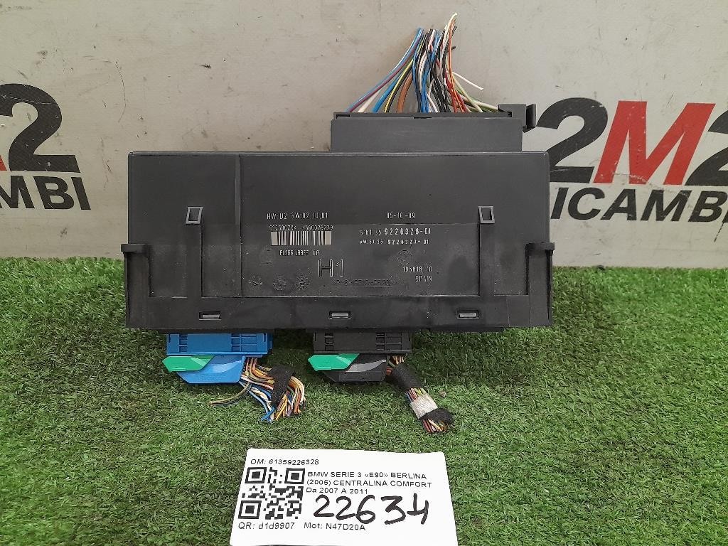 Centralina Comfort 61359226328 Bmw Serie 3 E90 Berlina 2005