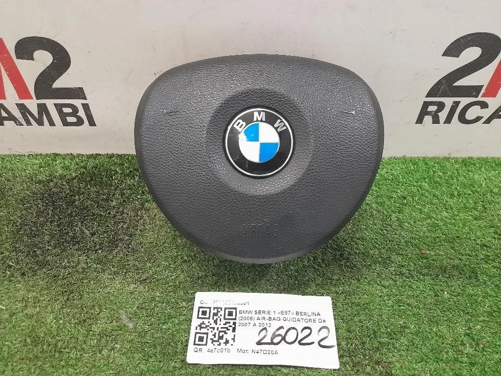 Air-bag Guidatore 305166199001 Bmw Serie 1 E87 Berlina 2005