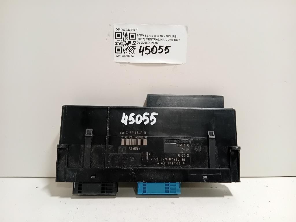 Centralina Comfort 532422128 Bmw Serie 3 E92 Coupe 2007