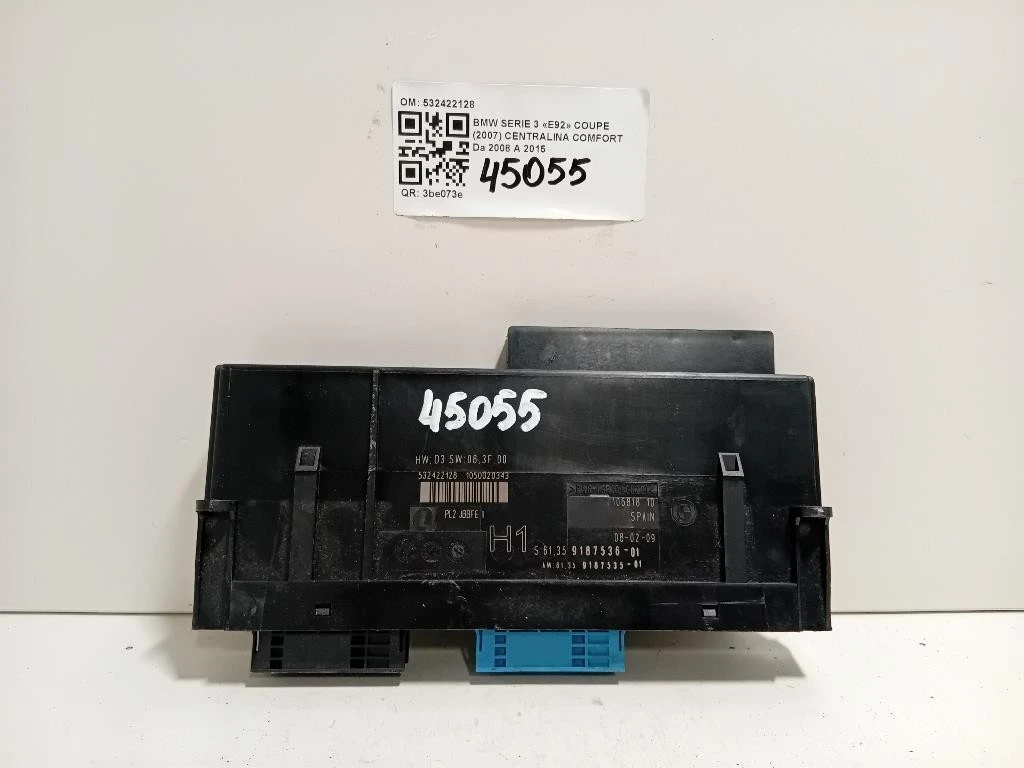 Centralina Comfort 532422128 Bmw Serie 3 E92 Coupe 2007