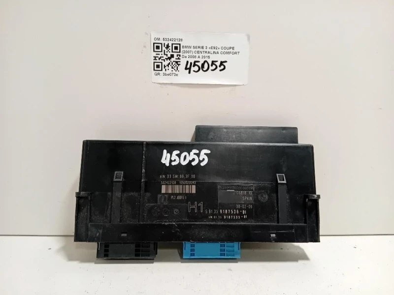 Centralina Comfort 532422128 Bmw Serie 3 E92 Coupe 2007