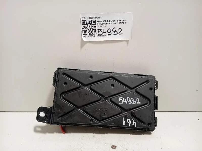 Centralina Comfort 6135932970101 Bmw Serie 3 F30 Berlina 2012