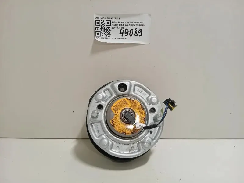 Air-bag Guidatore 310518899N77-AB Bmw Serie 1 F20 Berlina 2012